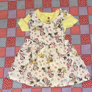 Disney Baby Dress with Yellow and Pink Accents